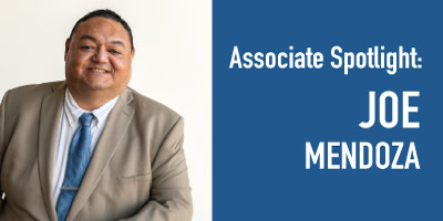 Associate Spotlight- Joe Mendoza