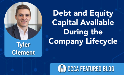 Debt and Equity Capital Available During the Company Lifecycle